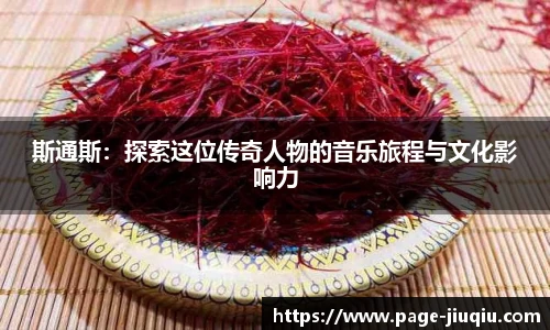 斯通斯：探索这位传奇人物的音乐旅程与文化影响力